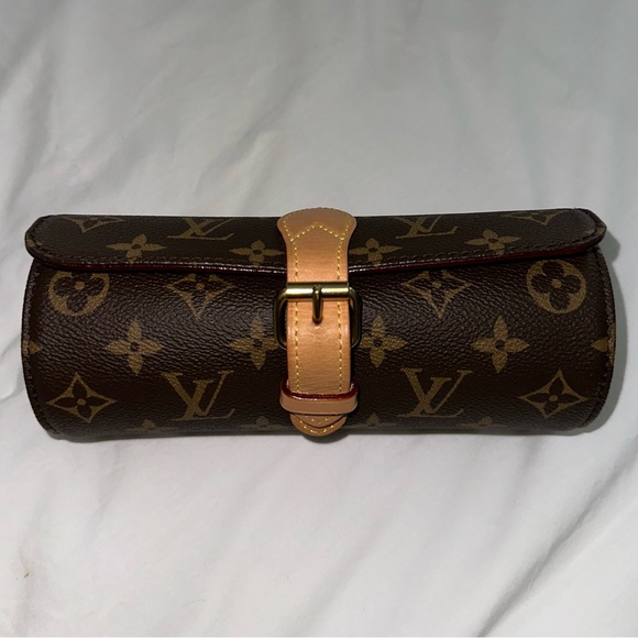 LOUIS VUITTON - Monogram 3 Watch Travel Case - Picture 5 of 10